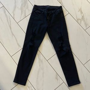 KanCan Black distressed skinny jeans - W29 (size 11), excellent condition.